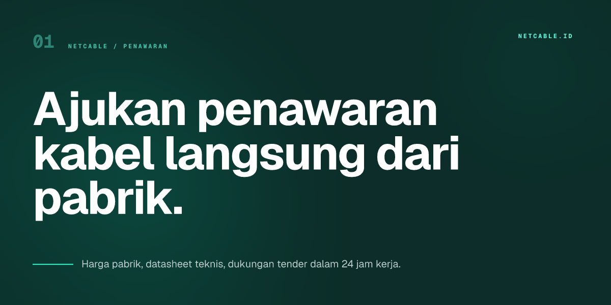 Ppr Kabal Permintaan Penawaran Kabel - Netcable · NETCABLE